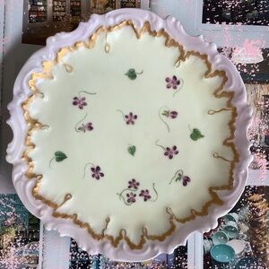 Antique French France Coiffe Limoges Plate